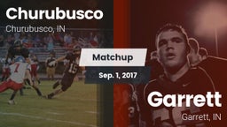 Matchup: Churubusco vs. Garrett  2017