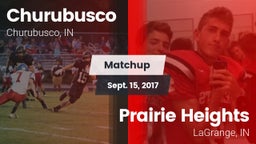 Matchup: Churubusco vs. Prairie Heights  2017