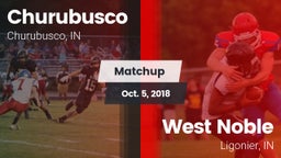 Matchup: Churubusco vs. West Noble  2018