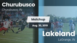 Matchup: Churubusco vs. Lakeland  2019