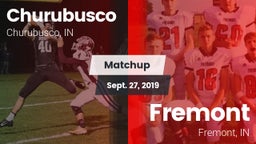 Matchup: Churubusco vs. Fremont  2019