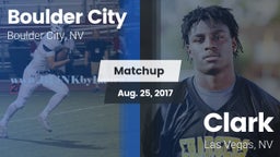 Matchup: Boulder City vs. Clark  2017