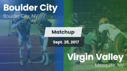 Matchup: Boulder City vs. ****** Valley  2017