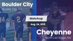 Matchup: Boulder City vs. Cheyenne  2018