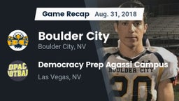 Recap: Boulder City  vs.  Democracy Prep Agassi Campus 2018