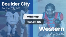 Matchup: Boulder City vs. Western  2019