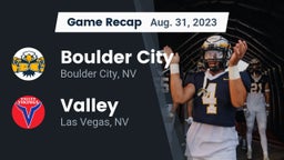 Recap: Boulder City  vs. Valley  2023