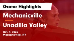 Mechanicville  vs Unadilla Valley  Game Highlights - Oct. 4, 2023