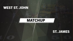 Matchup: West St. John vs. St. James 2016