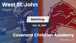 Matchup: West St. John vs. Covenant Christian Academy  2017