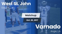 Matchup: West St. John vs. Varnado  2017