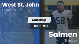 Matchup: West St. John vs. Salmen  2019