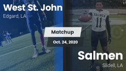 Matchup: West St. John vs. Salmen  2020