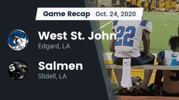 Recap: West St. John  vs. Salmen  2020