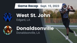 Recap: West St. John  vs. Donaldsonville  2023