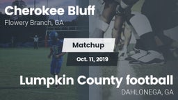 Matchup: Cherokee Bluff High  vs. Lumpkin County football 2019