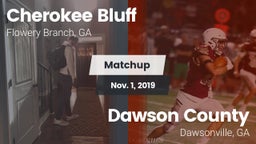 Matchup: Cherokee Bluff High  vs. Dawson County  2019