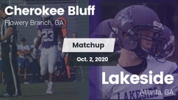 Matchup: Cherokee Bluff High  vs. Lakeside  2020