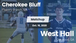 Matchup: Cherokee Bluff High  vs. West Hall  2020