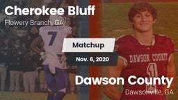 Matchup: Cherokee Bluff High  vs. Dawson County  2020