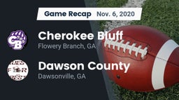 Recap: Cherokee Bluff   vs. Dawson County  2020