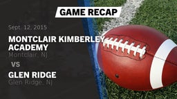 Recap: Montclair Kimberley Academy vs. Glen Ridge  2015