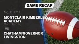 Recap: Montclair Kimberley Academy vs. Chatham/Governor Livingston 2015