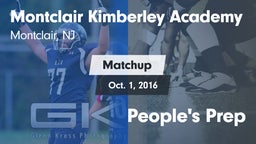 Matchup: Montclair-Kimberley vs. People's Prep 2016