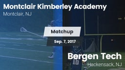 Matchup: Montclair-Kimberley vs. Bergen Tech  2017
