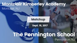Matchup: Montclair-Kimberley vs. The Pennington School 2017