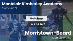 Matchup: Montclair-Kimberley vs. Morristown-Beard  2017