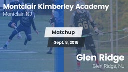 Matchup: Montclair-Kimberley vs. Glen Ridge  2018