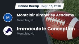 Recap: Montclair Kimberley Academy vs. Immaculate Conception  2018