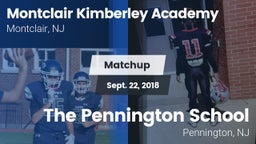 Matchup: Montclair-Kimberley vs. The Pennington School 2018