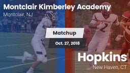 Matchup: Montclair-Kimberley vs. Hopkins  2018