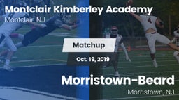 Matchup: Montclair-Kimberley vs. Morristown-Beard  2019
