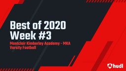 Montclair Kimberley Academy football highlights Best of 2020 Week #3