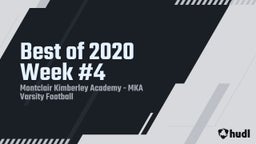 Montclair Kimberley Academy football highlights Best of 2020 Week #4