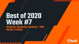 Montclair Kimberley Academy football highlights Best of 2020 Week #7