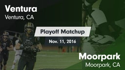 Matchup: Ventura vs. Moorpark  2016