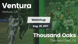 Matchup: Ventura vs. Thousand Oaks  2017