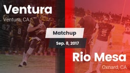 Matchup: Ventura vs. Rio Mesa  2017