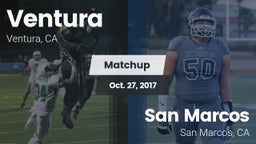 Matchup: Ventura vs. San Marcos  2017