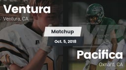 Matchup: Ventura vs. Pacifica  2018