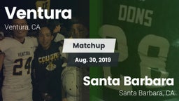 Matchup: Ventura vs. Santa Barbara  2019