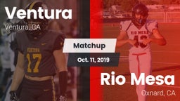 Matchup: Ventura vs. Rio Mesa  2019