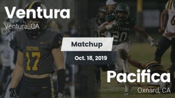 Matchup: Ventura vs. Pacifica  2019
