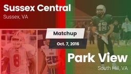 Matchup: Sussex Central vs. Park View  2016