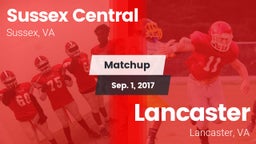 Matchup: Sussex Central vs. Lancaster  2017