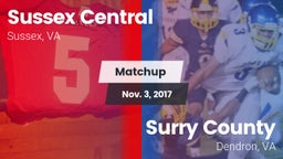 Matchup: Sussex Central vs. Surry County  2017